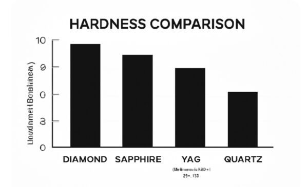hardness of sapphire yag quartz