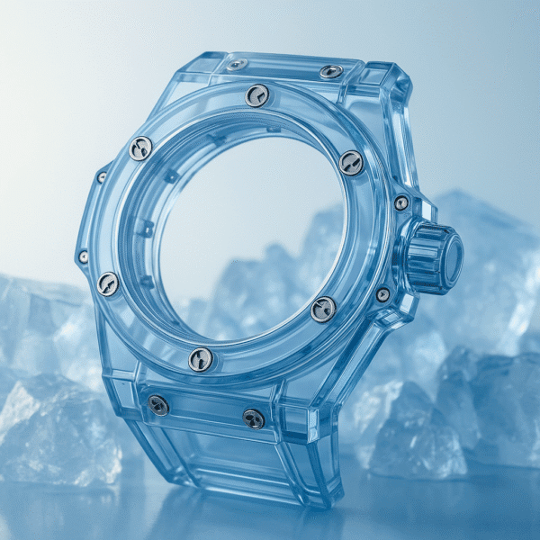 sea blue sapphire watch case